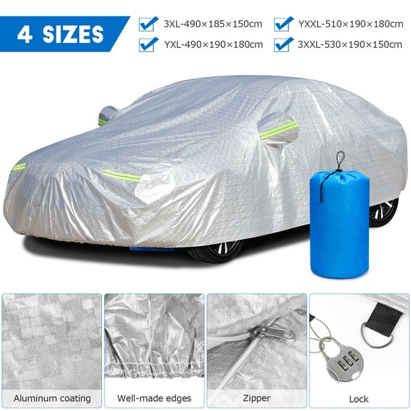 unbranded  Indoor Outdoor Car Cover Accessories for Winter Automobiles