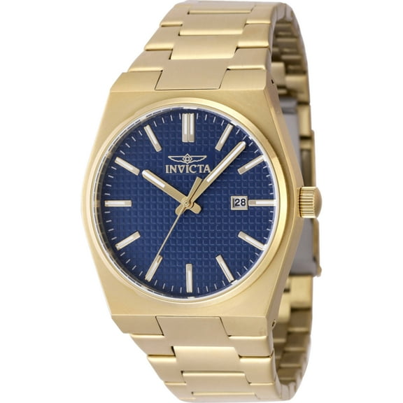 Invicta 48396 Men's Speedway Blue Dial Yellow Gold Bracelet Watch