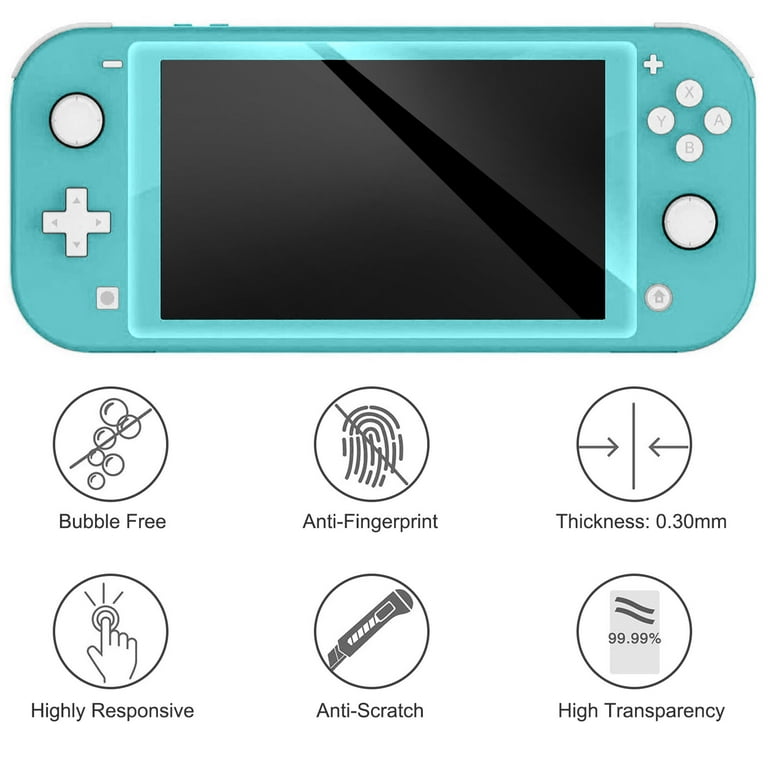 Carrying Case Stand Compatible for Nintendo Switch Lite w/10 card holders, Tempered Screen Protectors, 2x Thumb stick Caps, Charging Cable, Comfort Case, Switch Lite Accessories Bundle - Walmart.com