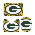 thumbnail image 4 of Juego de alfombras de baño de 3 piezas del equipo Packers de GBP Alfombra antideslizante para baño de 24 x 16 pulgadas, 4 of 7