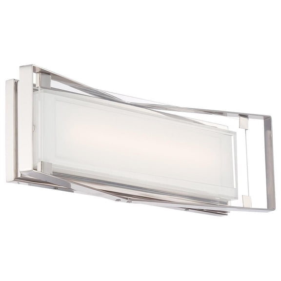 George Kovacs Lighting - Crystal Clear-23W 1 LED Bath Vanity in Contemporary