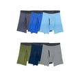 thumbnail image 6 of Fruit of the Loom Men's CoolZone Boxer Briefs, Moisture‑Wicking, Mesh Fly, No Ride Up, Multipacks, Sizes S-3XL, 6 of 10