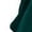 Emerald Green, variant on Women's Plus Size Lurex Stripe Tulip Sleeve Blouse