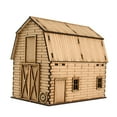 thumbnail image 1 of 1:72 Building Model Kits Architecture Scene Model for Layout Accessory Decor barn A, 1 of 8