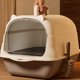 thumbnail image 5 of Caja de arena para gatos, inodoro totalmente cerrado de gran tamaño para gatitos, caja de arena de plástico para gatos, a prueba de olores para gatos, caja de arena de plástico, 5 of 6