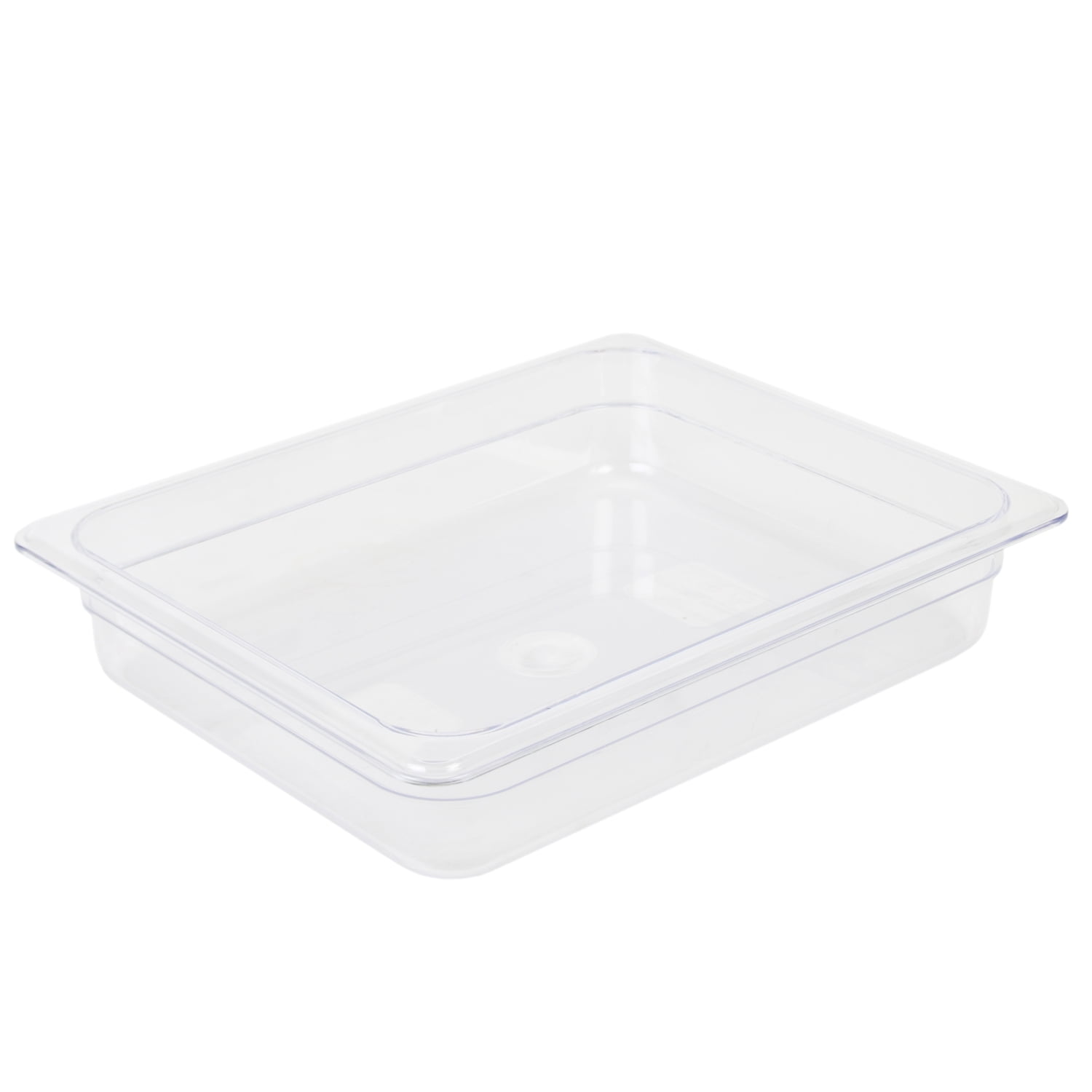 Thunder Group PLPA8166BK Sixth Size 6-Inch Deep Black Polycarbonate Food Pan