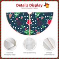 thumbnail image 5 of Bingfone Christmas Tree Skirt Mat Christmas Decoration Interior -Christmas, 5 of 8