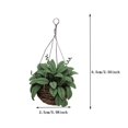 thumbnail image 3 of Big Sale! Ongmies Home Decor Clearance Miniature Dollhouse Flowers Miniature Bonsai Flower Dollhouse Christmas Tree Potted Flower Dollhouse Hanging Flower Pot Model Toys Ornaments 1-Green, 3 of 8