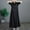 Black, variant on Plus Size Women's New Spring And Summer New Suspender Long Skirt Loose And Slim Denim Suspender Skirt Wide Swing Dress Causal Dresses for Women Petite Midi Dress Swing Dress with Long Sleeves Casual V