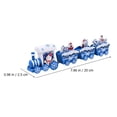 thumbnail image 2 of BESTYASH Wooden Christmas Train Toy 1Pack Blue Mini Design for Holiday Decoration, 2 of 8