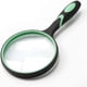 thumbnail image 1 of Lupa grande de lectura de mano 10X Zhivalor para personas mayores y niños Lente de aumento de vidrio REAL 100 mm 4 pulgadas VERDE, 1 of 7