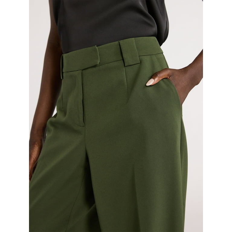 Scoop Women's and Women's Plus Ultimate Crepe Wide Leg Scoop Women's and Women's Plus Ultimate Crepe Wide Leg