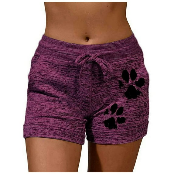 Women Sports,tight casual elastic waist beach shorts