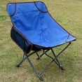 thumbnail image 2 of Chaise Pliante de Camping Portable Chaise en Tissu Oxford pour Camping Randonnée Pêche, 2 of 7