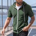thumbnail image 2 of Sudadera con capucha Ohoo DCF007 Slim Fit de manga corta, 2 of 7
