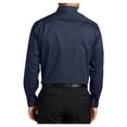 thumbnail image 2 of Mens SuperPro Twill Versatile Cotton/Polyester Shirt True Navy 3X-Large, 2 of 6