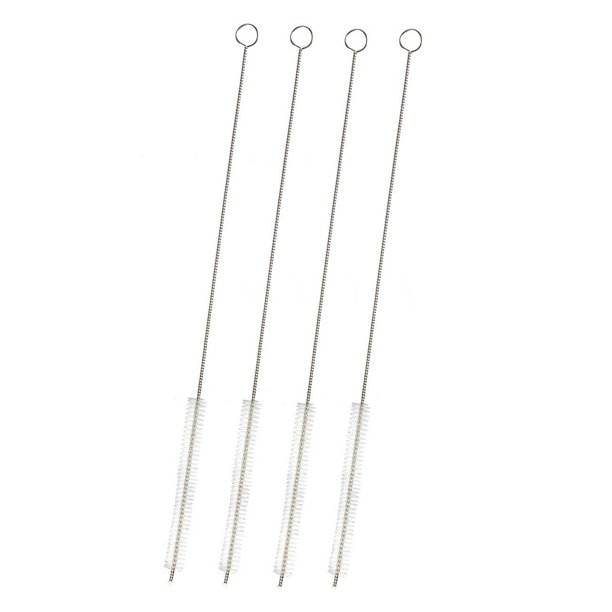 Straw Cleaning Brush 4Pack Stainless Steel Straw Cleaners with Extra