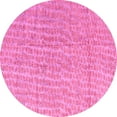 thumbnail image 1 of Ahgly Company Indoor Round Abstract Pink Modern Area Rugs, 6' Round, 1 of 4