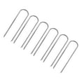 2024 6Pcs Ground Stakes Steel Rebar Tent Nails Garden Anchor Pegs U