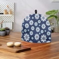 thumbnail image 4 of HELLHERO Thanksgiving Blue and White Geometric Medallion Teapot Dust Cover Insulation Keep Warm for Friend, 4 of 6