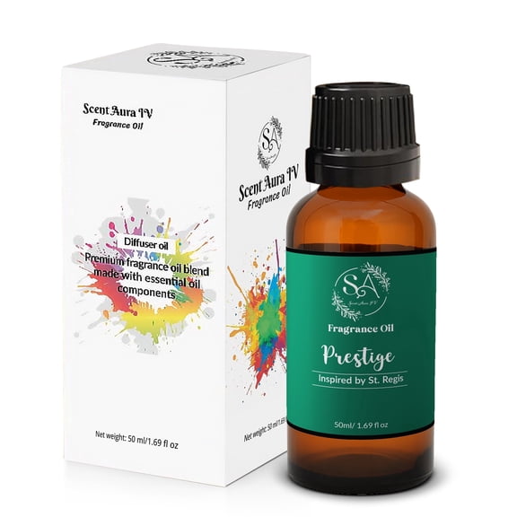 Scent Aura IV Prestige Diffuser Oil Inspired by The St.Regis Hotel Scent, 1.69 Fl Oz