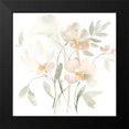 thumbnail image 2 of Goldberger, Jennifer 12x12 Black Modern Framed Museum Art Print Titled - Whispering Petals I, 2 of 5