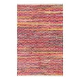thumbnail image 3 of Unique Loom Chindi Chevron Collection Area Rug - Claire (4' 1" x 6' 1" Rectangle Multi/Black), 3 of 7