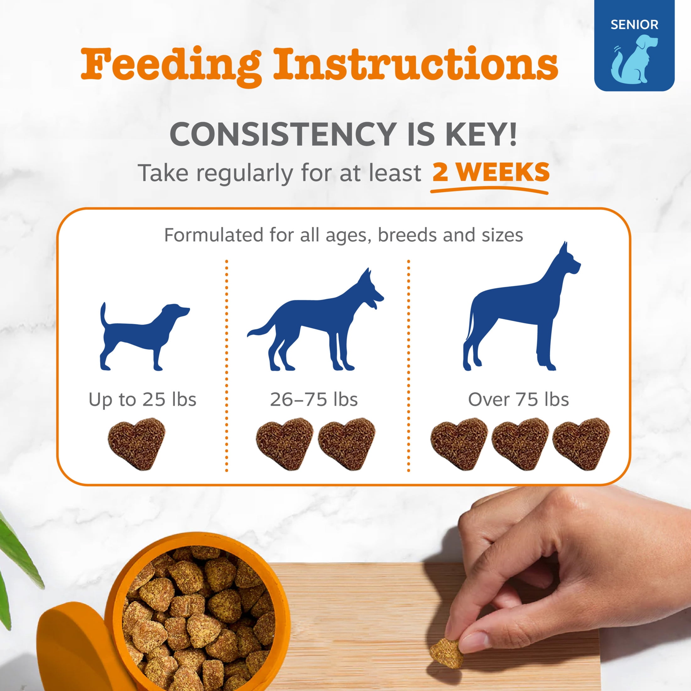Zesty Paws Senior Advanced 11-in-1 Multivitamin Bites Beef Flavor Dog Supplement, 90 Count