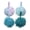 4pcs, variant on leaveforme 4Pcs Shower Bath Sponge Shower Loofahs Balls,Body Scrubber Shower Balls for Body Wash Bathroom Men Women