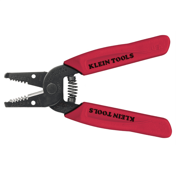 Klein Tools Wire Stripper-Cutter Flat Design for 16-26 AWG Str&ed Wire