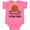 Hot Pink, variant on Inktastic Basketball My Daddy is the Coach Boys or Girls Baby Bodysuit