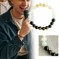 thumbnail image 2 of Natural Five Bracelet with Rutilated Quartz Tiger's Eye & Stones Energy Balancing Wealth Hand Chain for Men and Women, 2 of 6