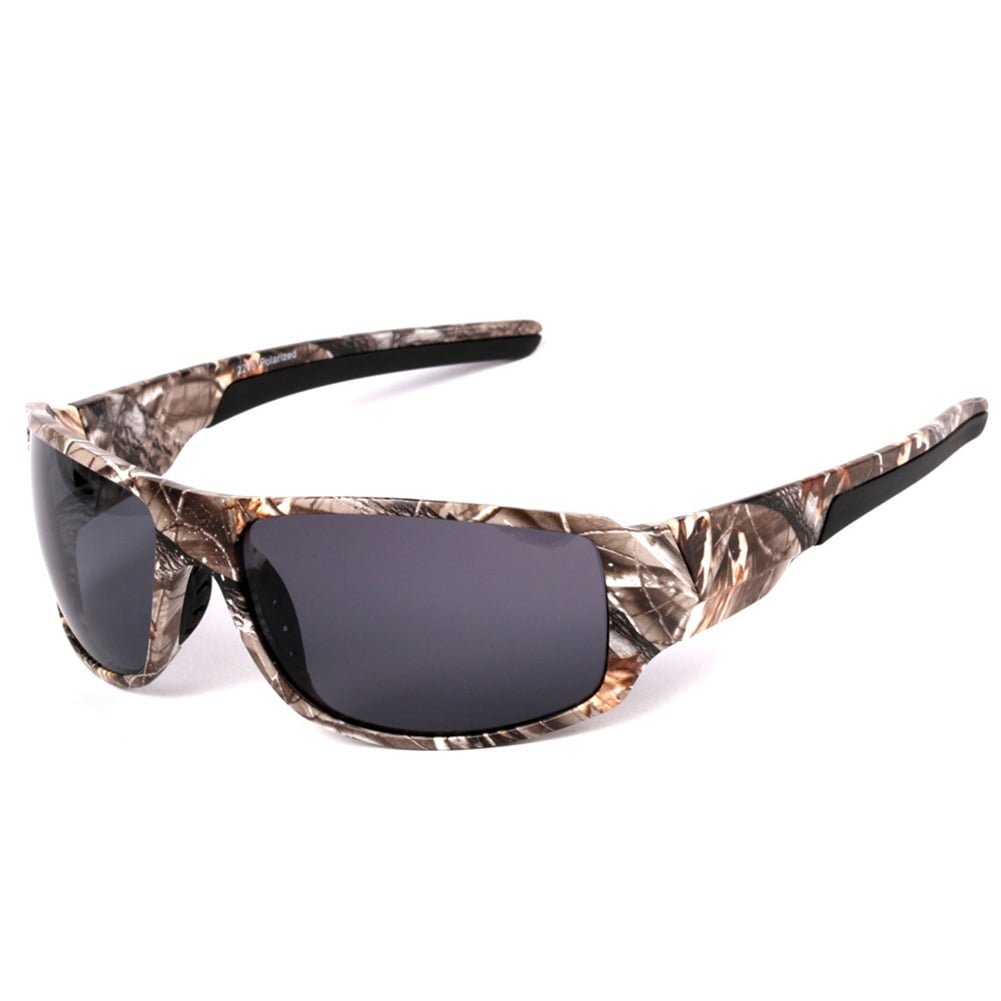 Outdoor Sport Sunglasses with Camouflage Frame Polaroid Glasses for Men