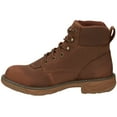thumbnail image 2 of Justin Men's Rush Lacer Work Boot Soft Toe Brown 9 D(M) US, 2 of 2