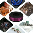 thumbnail image 4 of Uxcell 75.5ft Aluminum Wire, 1Pc Jewelry Wire Aluminum Craft Wire 1mm 18 Gauge Wire for Jewelry Making Crafting, Pink Purple, 4 of 4
