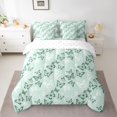 thumbnail image 2 of Manfei Green Butterfly Twin Bedding Sets 7-Piece for Teen, Garden Floral Flower Bedding Comforter Set, Modern Fashion Reversible Sheet Sets, Super Cozy Room Decor, 2 of 7
