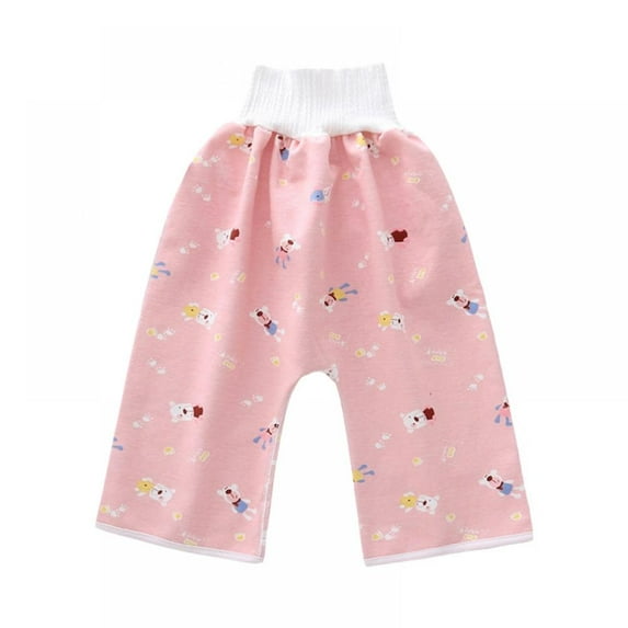 Feiona Waterproof Training Pants Comfy Children's Diaper Skirt Shorts for Potty Training for Boys Girls Night Time