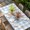 Light Blue, variant on Watercolor Easter Table Cloths for 5 Foot Rectangle Tables, Cute Gnomes Eggs Flowers Colorful Grid Patio Waterproof Elastic Fitted Tablecloths, Washable Rectangular Table Cover for Camping