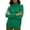 Green, variant on Womens Mock Turtleneck Sweater Long Sleeve Loose Fit Cutout Knit Pullover Tops Warm Fall Winter Base Layering Sweater Tops Green M