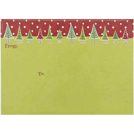 UPC: 0700112164903 | JAM Paper Gift Tag Stickers  to/from  7×5  Green & Red Christmas  8/Pack