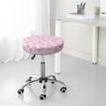 thumbnail image 7 of Gukieu Cute Pig Print Round Chair Cover, Dust-proof and Non-slip Bar Chair Protective Cover, Suitable for Bars, Restaurants, Offices-12 inch, 7 of 7