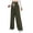 C-Army Green74, variant on DHFJKG Women's Wide Leg Sweatpants High Waist Loose Fit Elastic Drawstring Solid Color Sports Casual For Commuting Running Soft Cozy Trousers