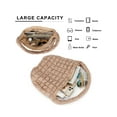 thumbnail image 6 of Gustave Quilted Tote Shoulder Bag for Women Lightweight Padded Puffy Casual Slouchy Hobo Bag Large Capacit Handbag Purse with Zipper "Khaki", 6 of 9