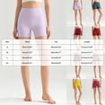 thumbnail image 3 of COMVALUE Biker Shorts 6" - High Waisted Workout Running Volleyball Spandex Yoga Womens Dark Purple L, 3 of 9