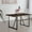 Walnut, variant on 55" Rustic Dining Table In Walnut Color, Tabletop With Metal Legs, For 4-6, Modern Industrial Look, Suits Kitchen & Living Space Rectangular , Black 4-6 Persons, Style,