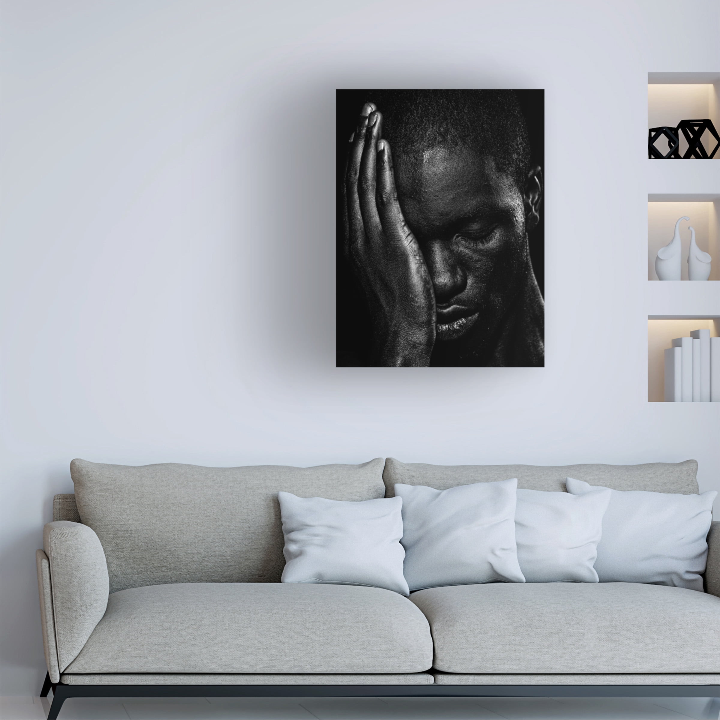 Mario Lotzin 'Why Go' Canvas Art