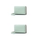 thumbnail image 2 of Sonducket Billeteras para mujer, tarjetero corto de piel sintética de Color sólido, monedero multitarjeta, monedero para llaves, bolso Verde 2piezas, 2 of 6