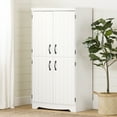 thumbnail image 3 of South Shore Farnel 4-Door Storage Cabinet, White, 3 of 14