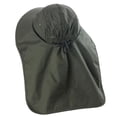 thumbnail image 3 of PMVFHDE Sun Hat For Women Solid Color Sunscreen Mesh Style Fisherman Hat With Neck Cover Outdoor Hat, 3 of 4