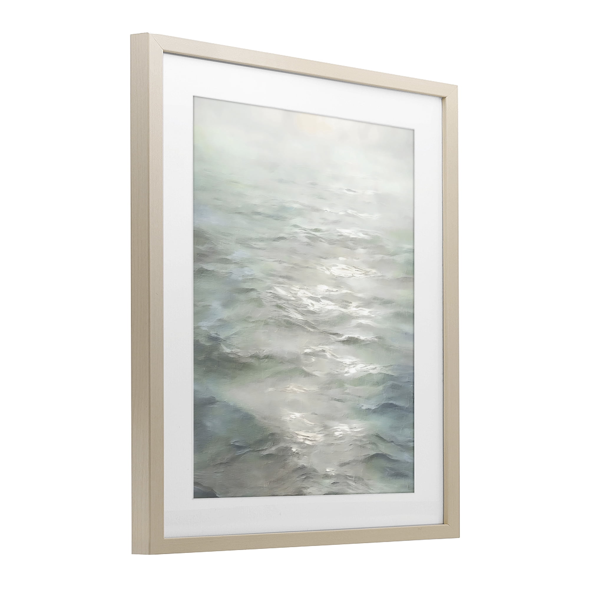 Stupell Industries Shallow Reflections on Sea Birch Framed Print Under Glass, design by Riley B